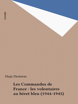 cover image of Les Commandos de France